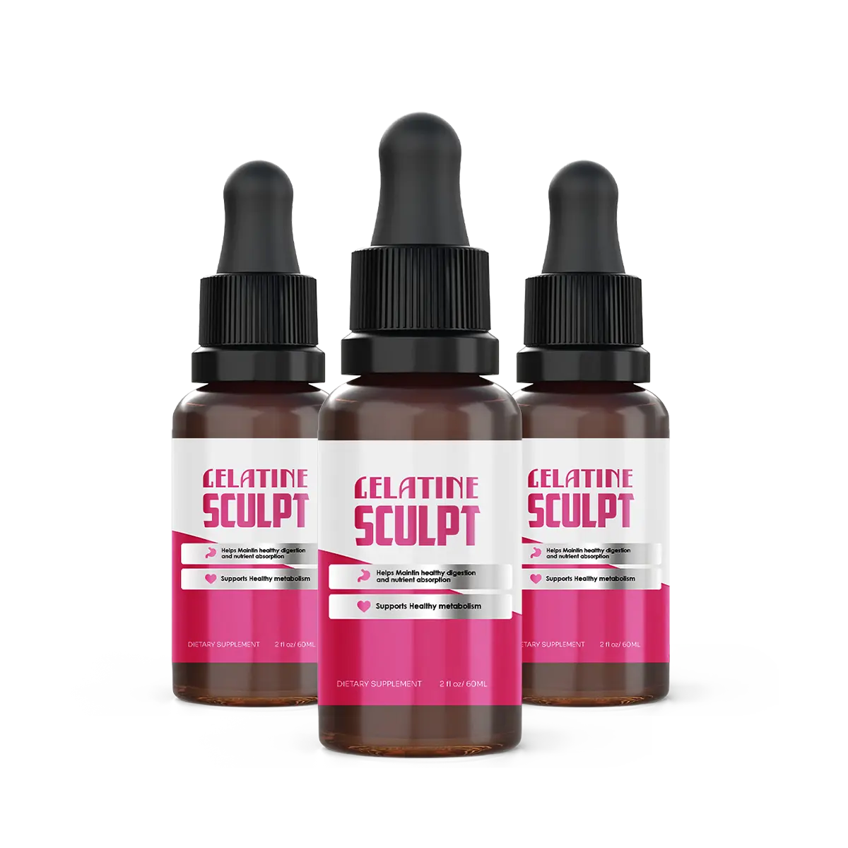 Gelatine Sculpt three-bottle package