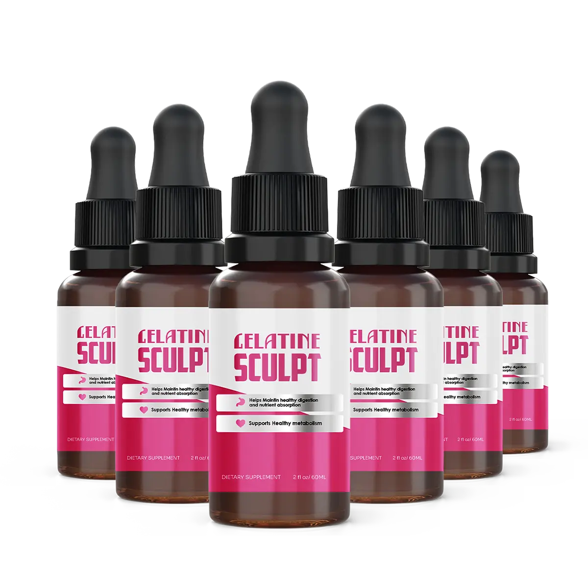 6 bottles of Gelatine Sculpt